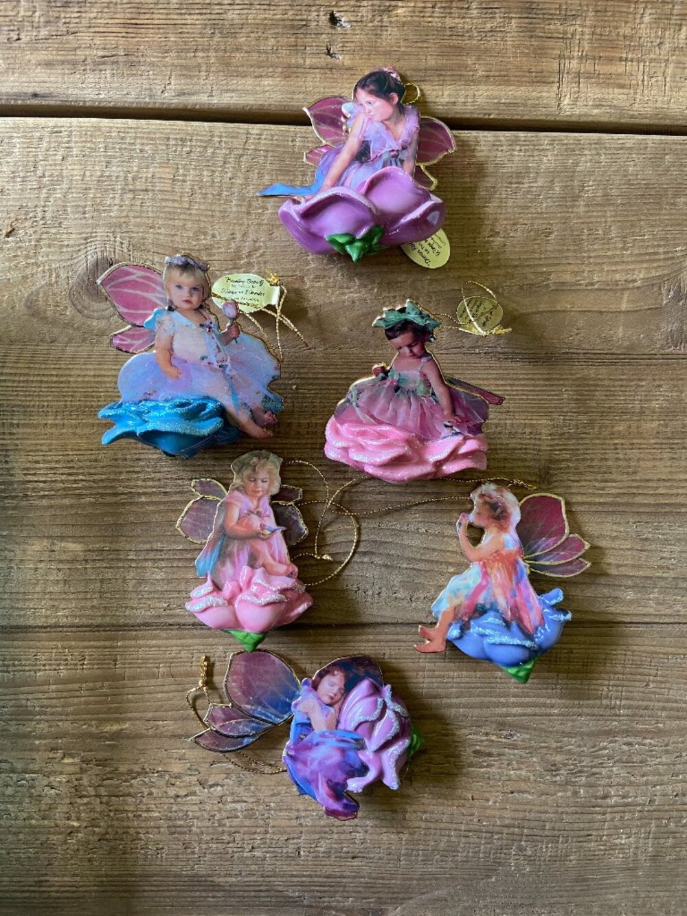 Lisa Jane fairy ornaments, Bradford Editions fairy collection, Wings of Wonder